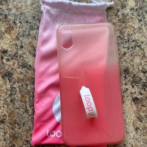 Pink Ombré Loopy phone case for iPhone XS Max